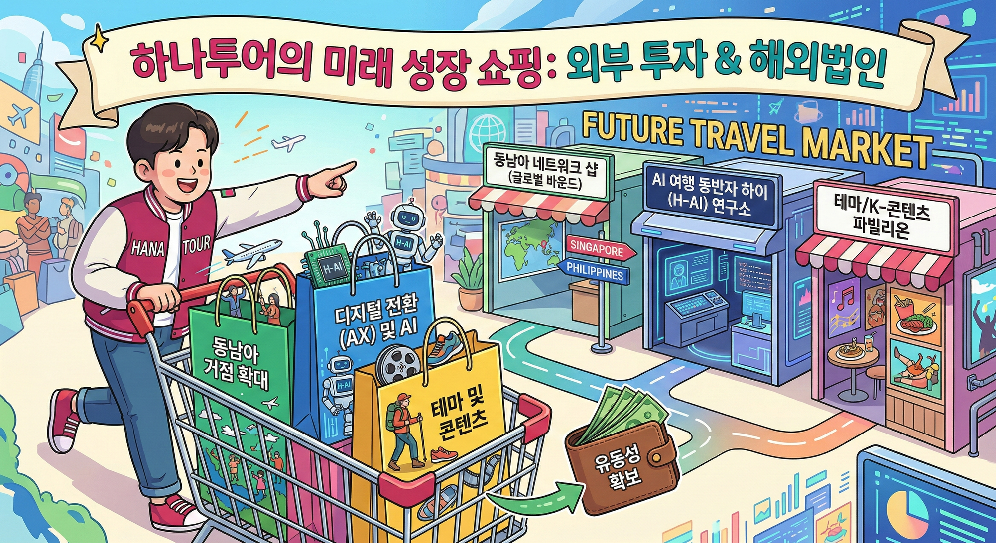 요즘 하나투어는 쇼핑 시즌
