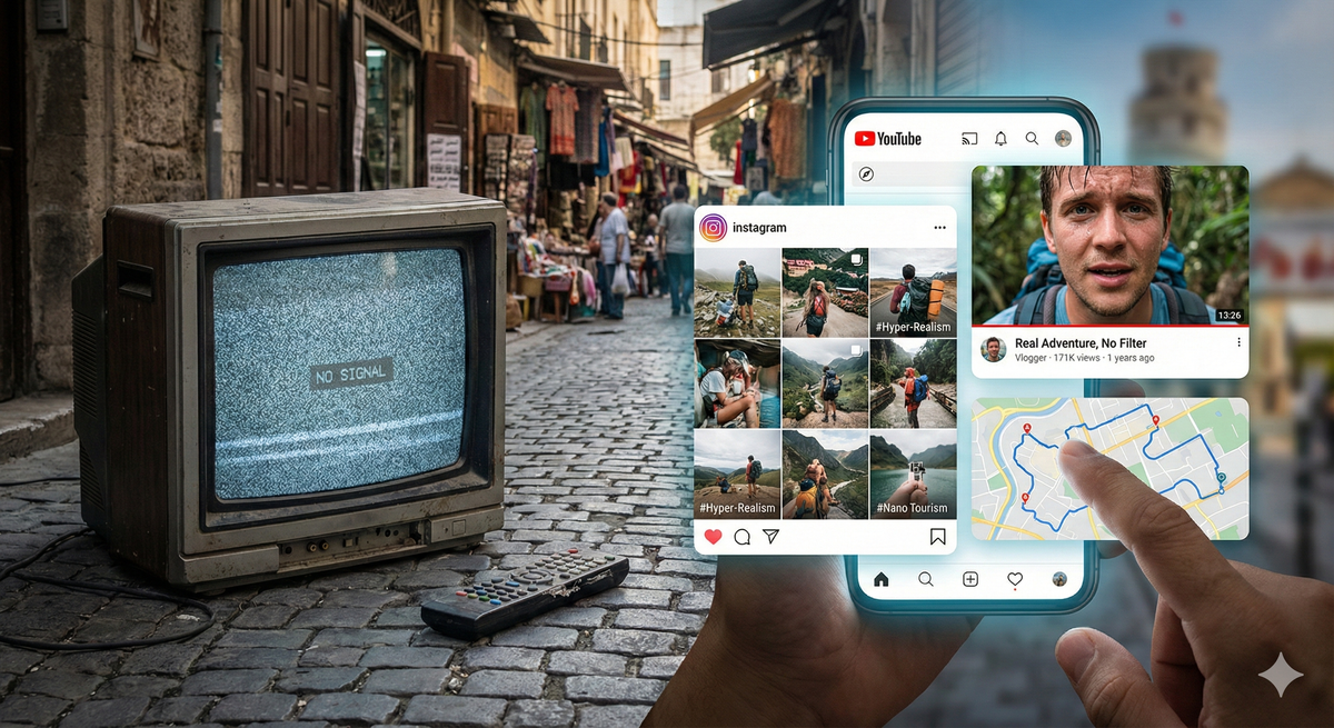 거실의 TV가 꺼진 뒤, 진짜 여행이 시작됐다: 미디어 권력 이동과 여행의 미래