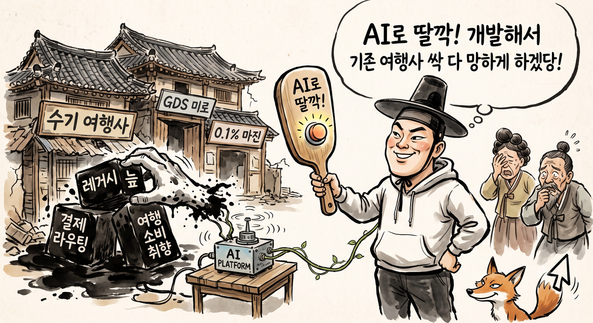 AI 열고 '딸깍' 하면 플랫폼 쯤이야..