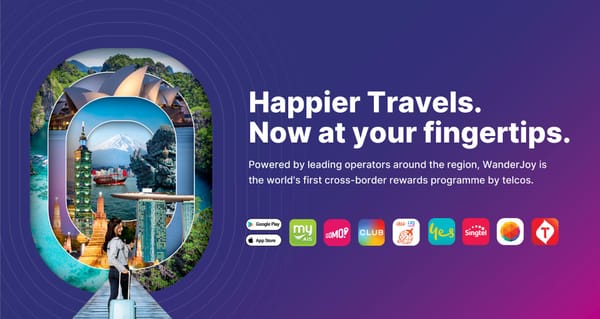 WanderJoy, 아태 지역 통신사 연합 여행 리워드 플랫폼