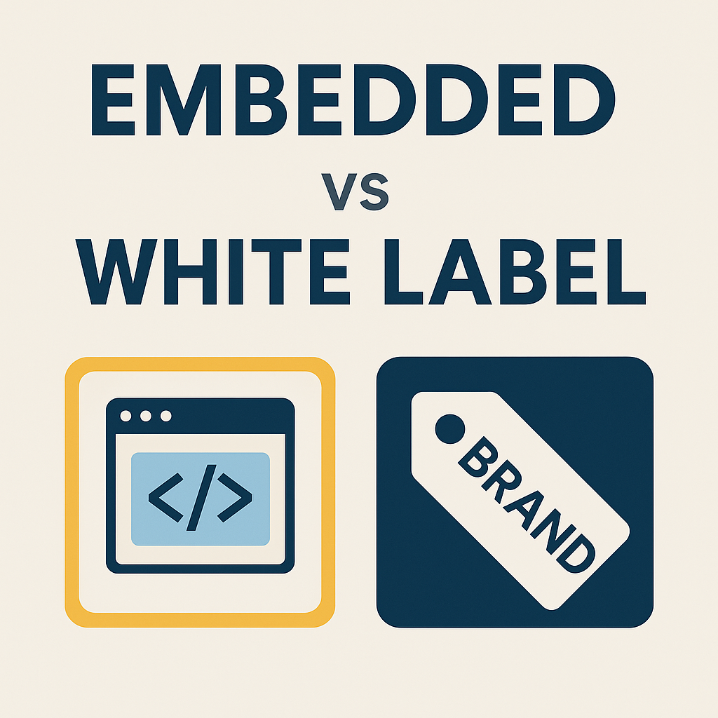 임베디드 방식 vs 화이트 라벨 방식, 도대체 뭐가 다를까요?