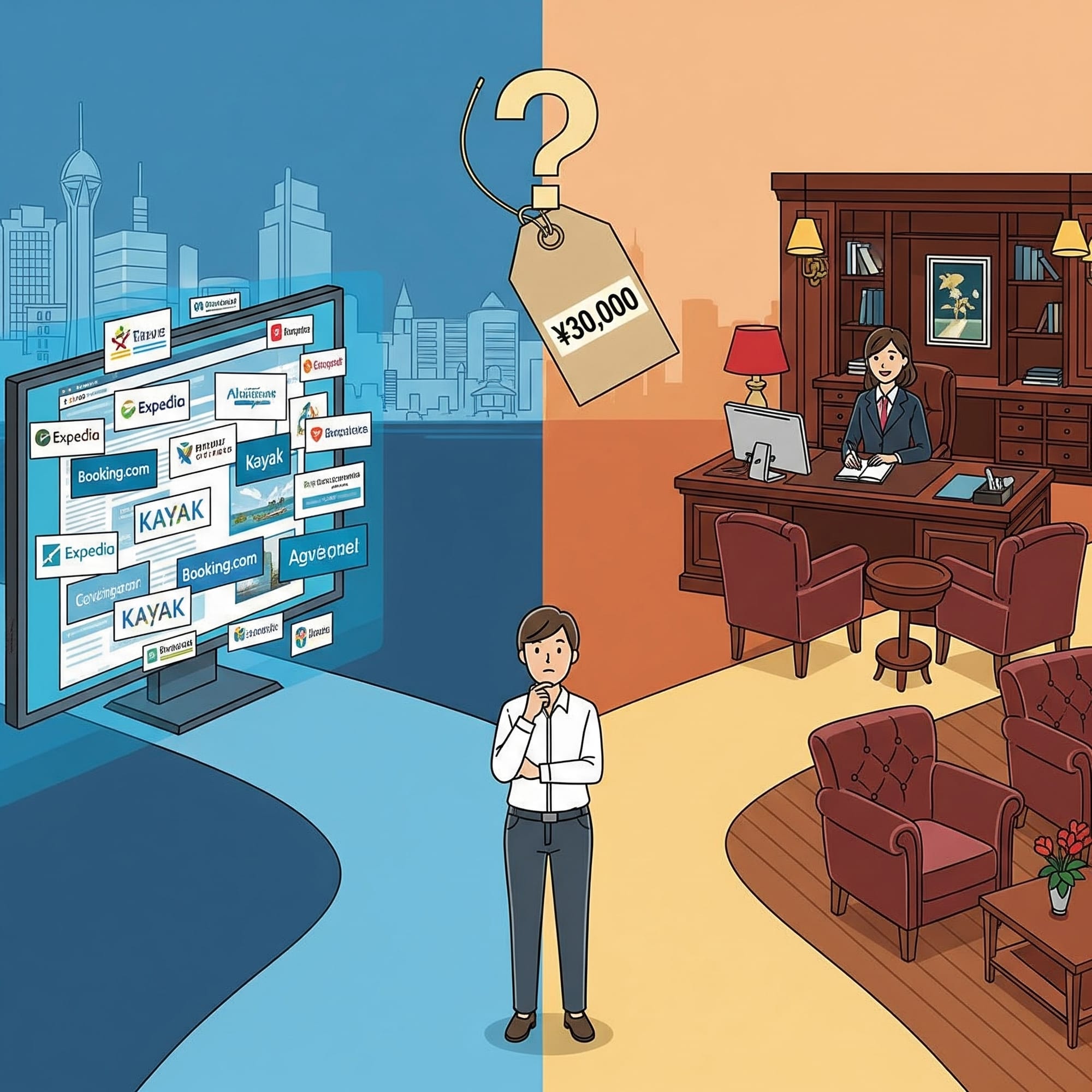 여행 상담에 돈을 내라고? 3만원이 던지는 낯선 질문